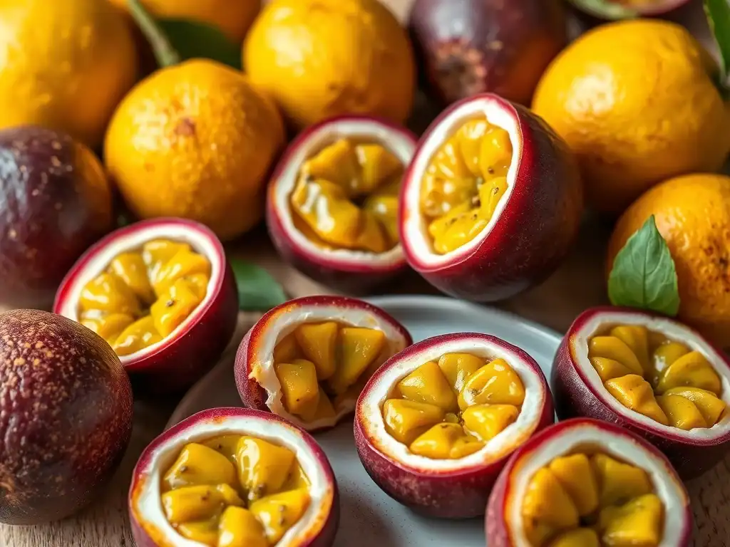 Passionfruit Melting Moments