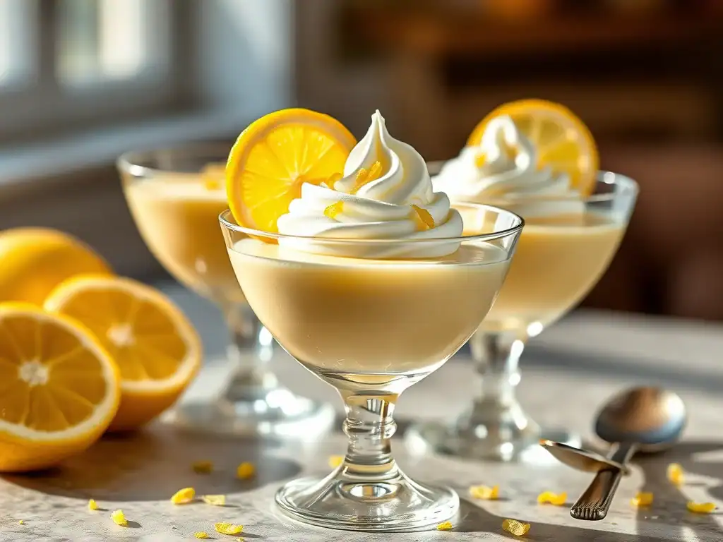 Zesty Lemon Cheesecake Mousse