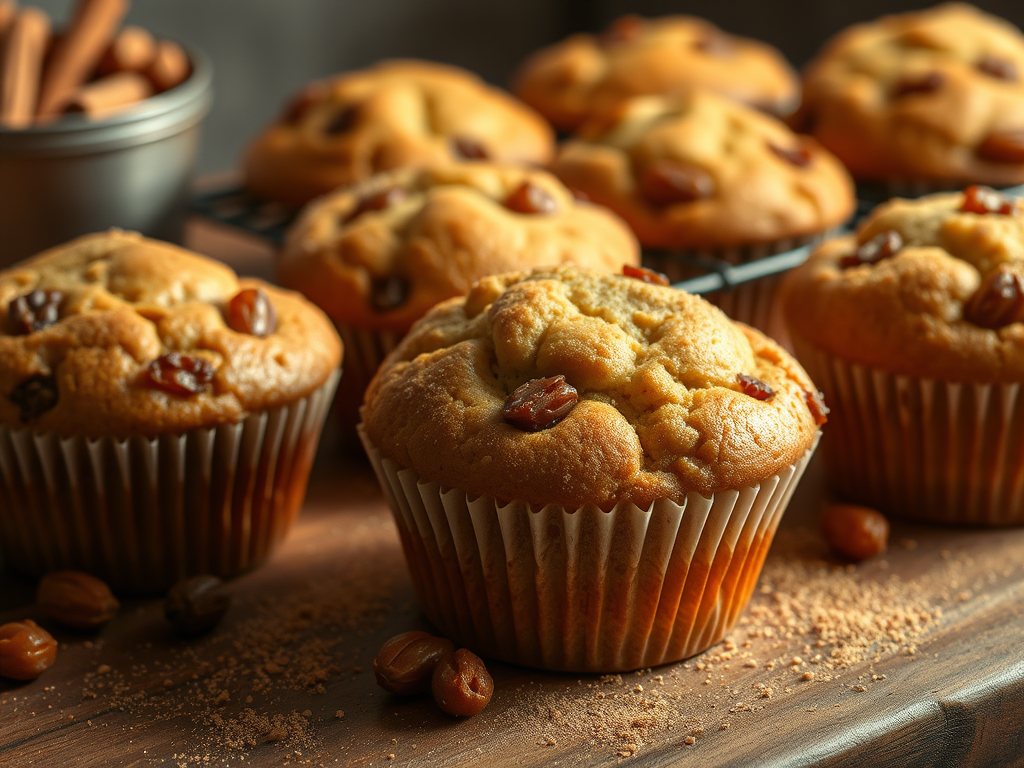 Sultana Cinnamon Muffins - Stay at Home Mum
