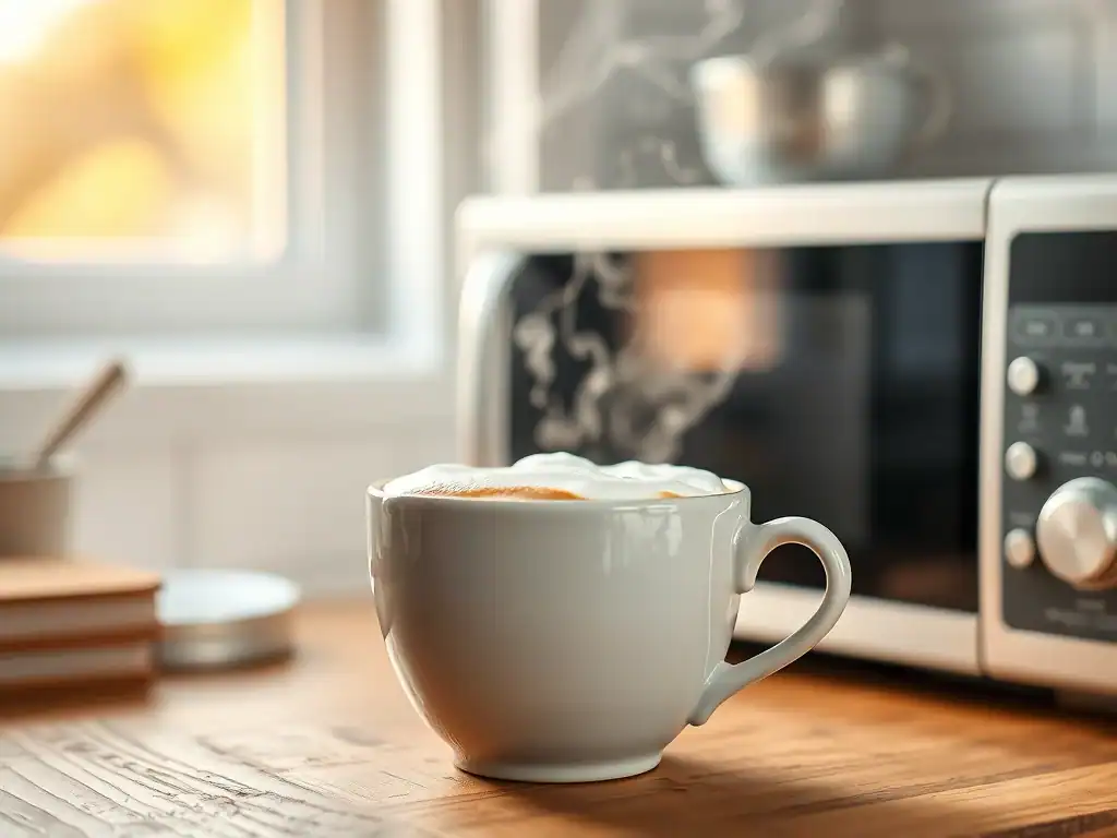 How to Froth Milk in the Microwave