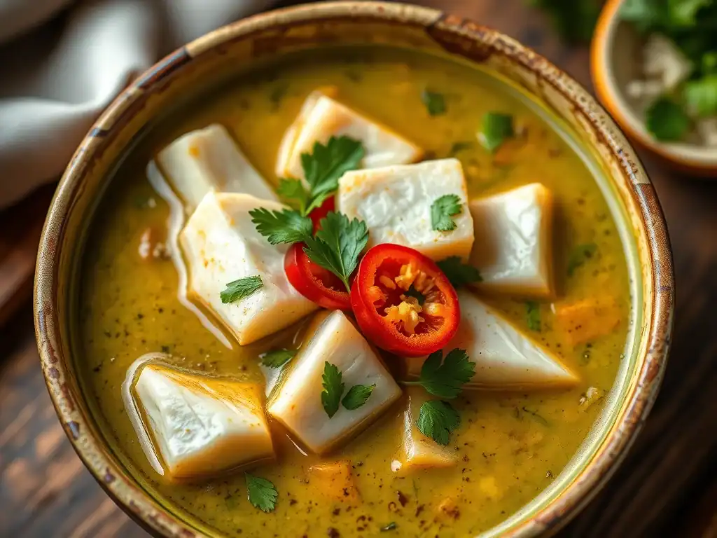 How to Make Green Fish Curry at Home