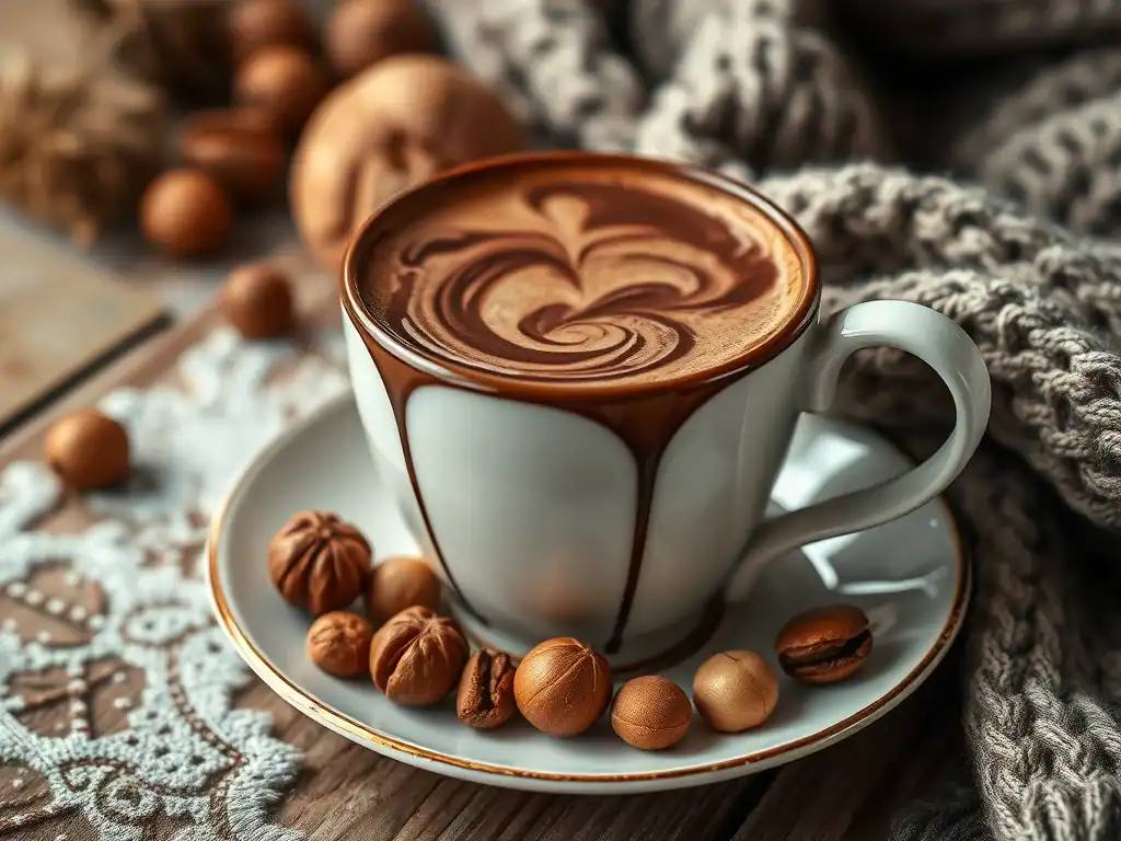 Homemade Dark Hot Choco Hazelnut Recipe
