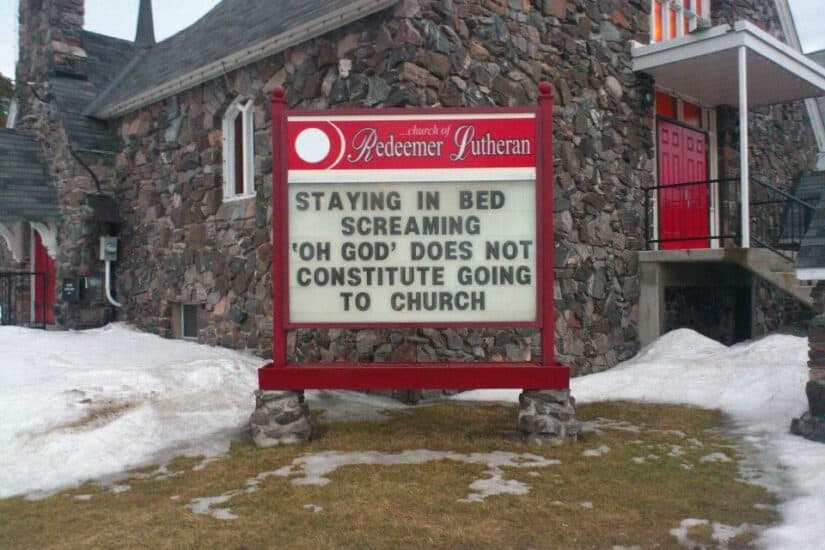 15 Hilarious Church Signs