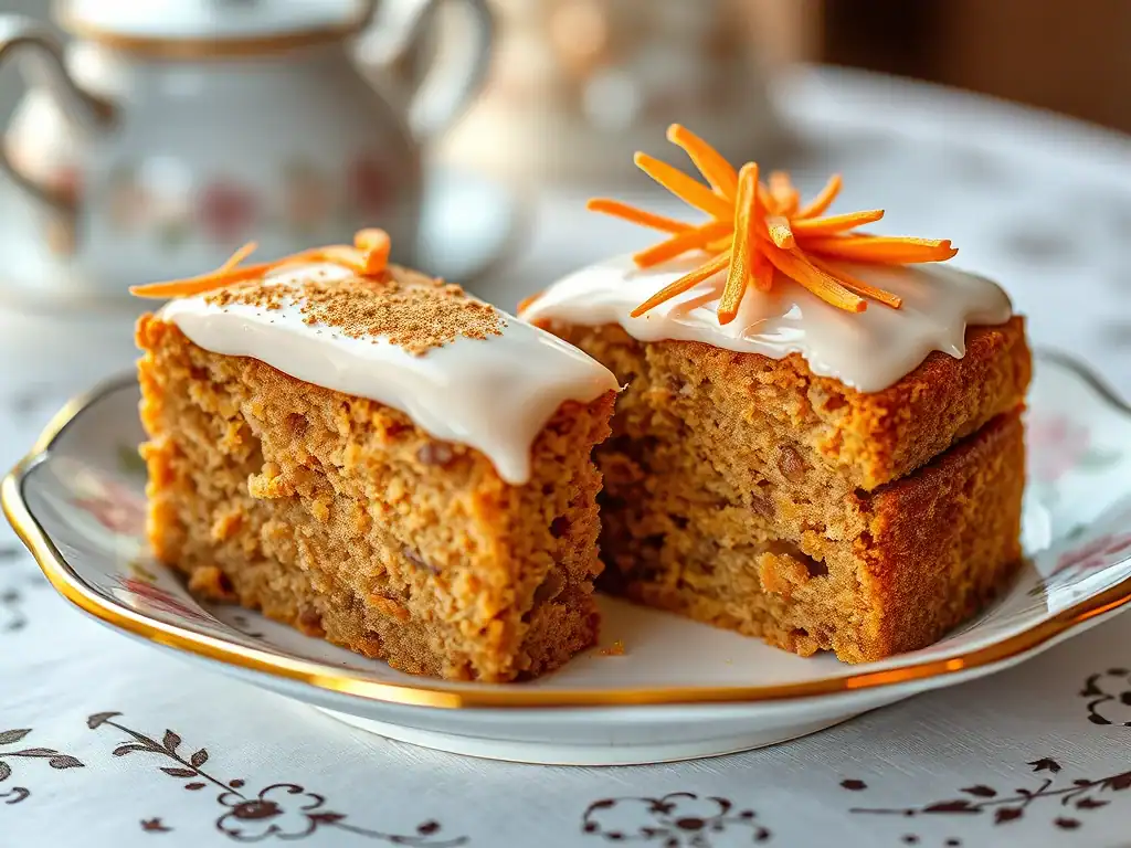 Sweet Little Carrot and Ginger Cakes