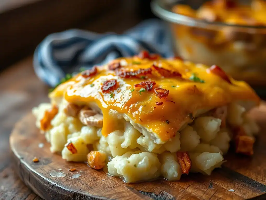 Chicken and Mashed Potato Bake