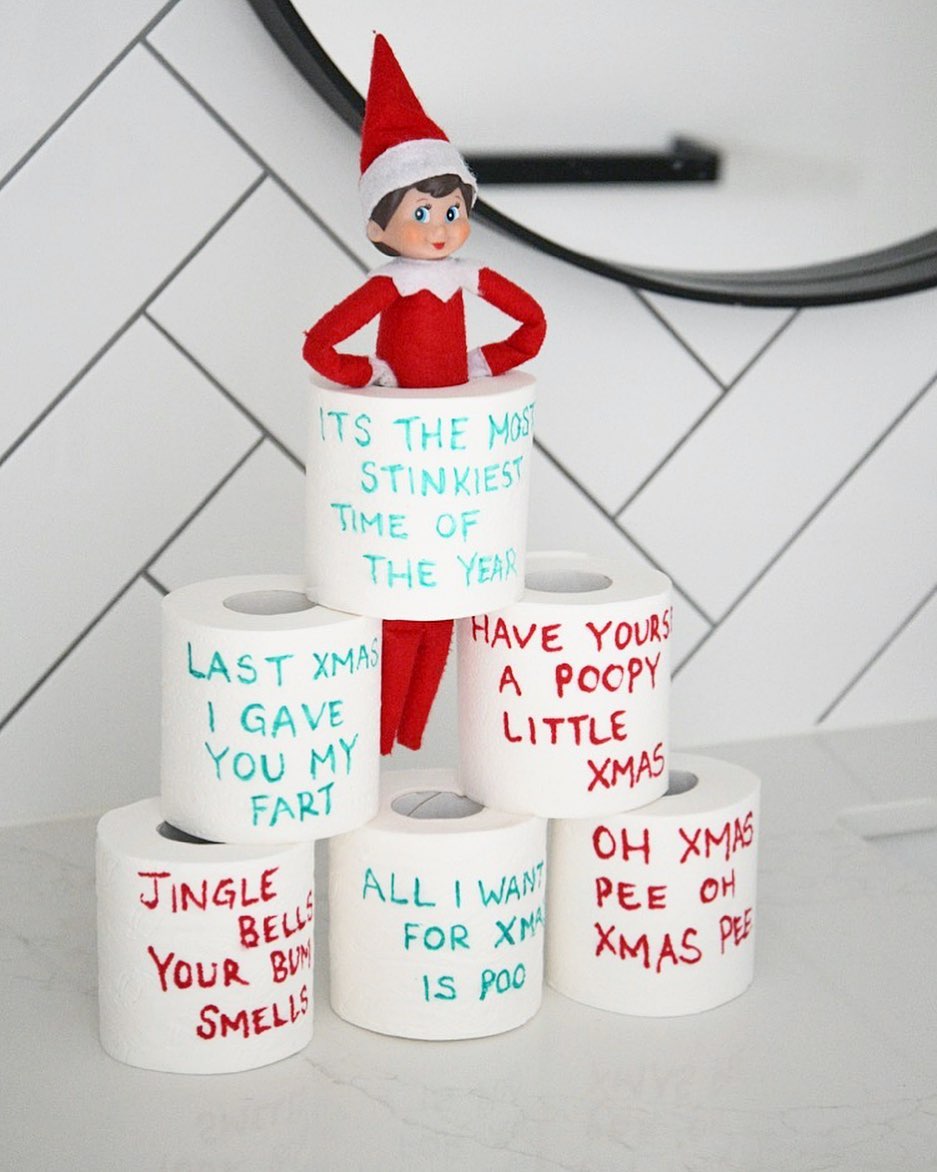 20+ Hilarious Elf on the Shelf Ideas
