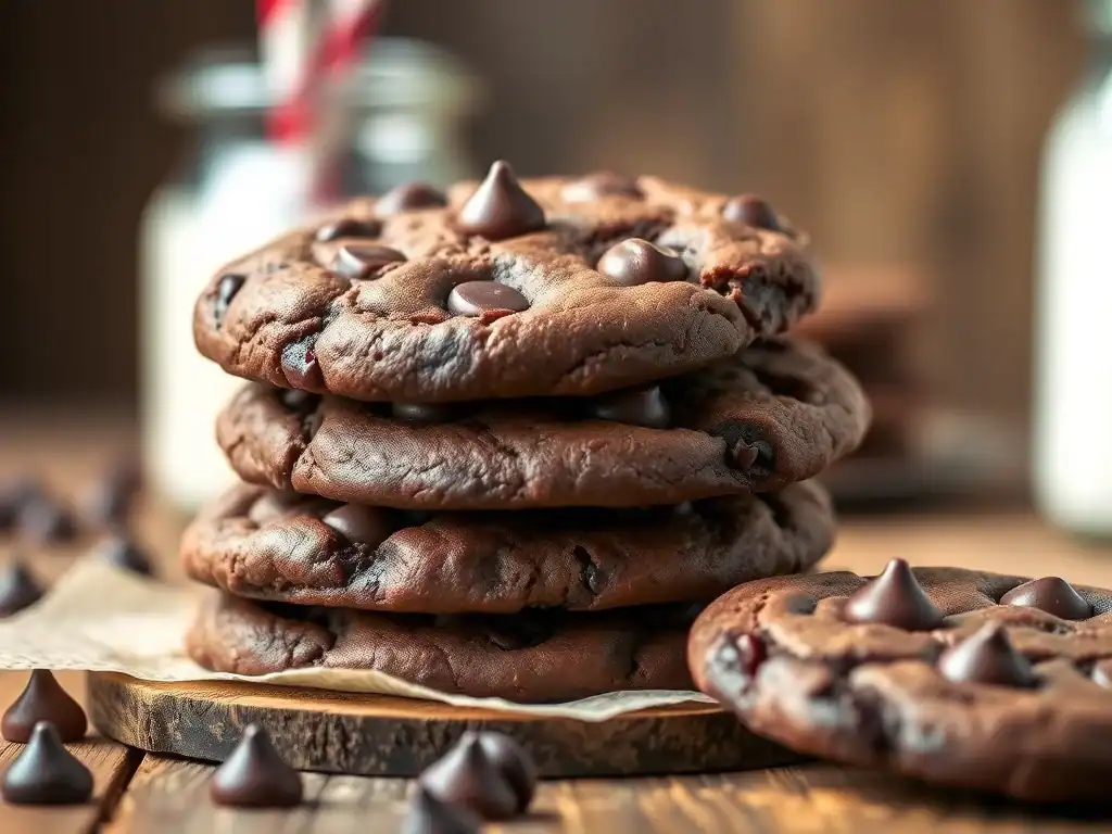 Decadent Chocolate Cookies by Kirsten Tibballs