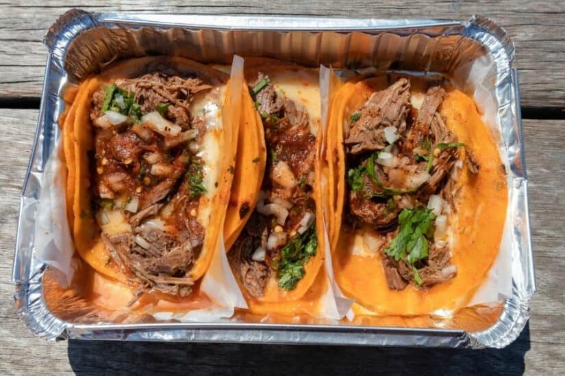 Cheesy Birria Quesadilla Tacos