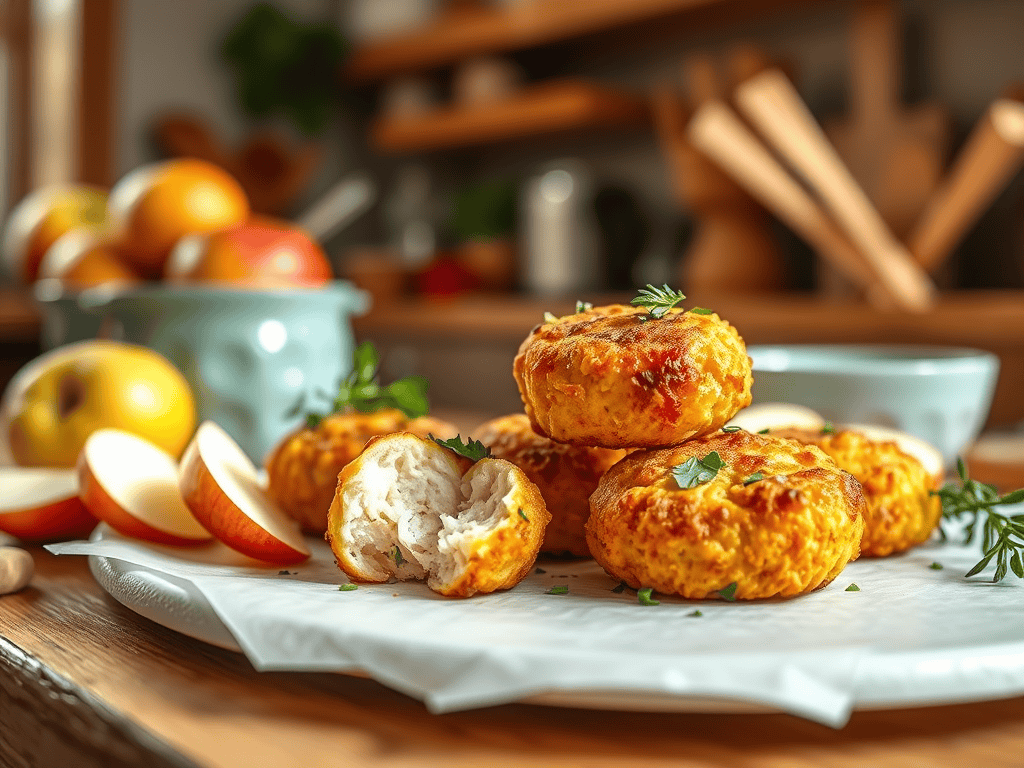 Chicken and Apple Croquettes