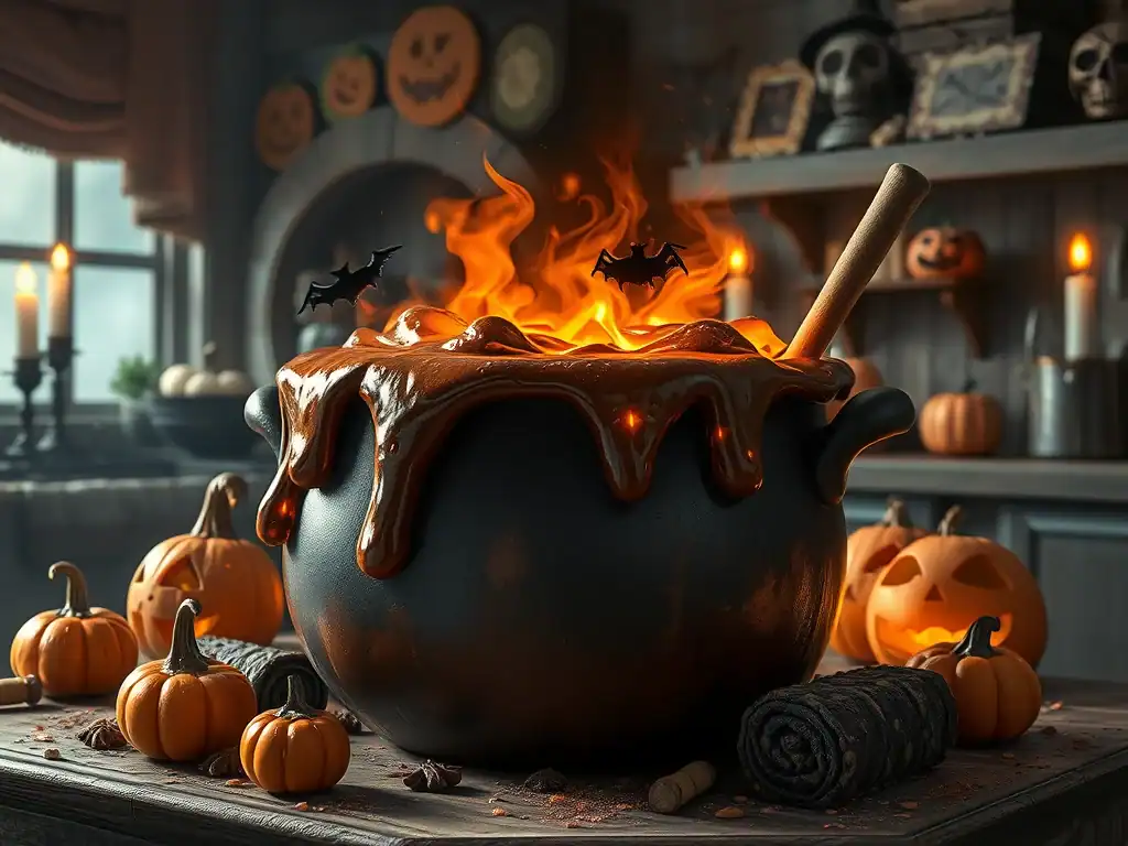 These Witch’s Bubbling Cauldron Inspired Brownies Are Deliciously Evil!