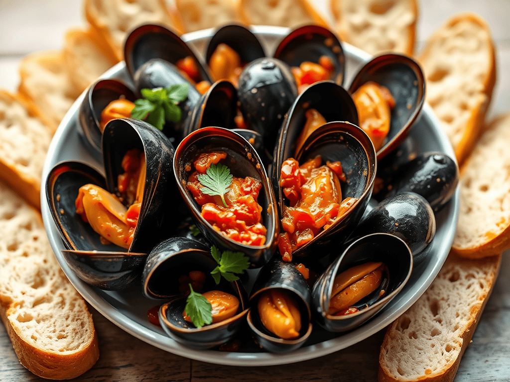 Kay’s Chilli Mussels