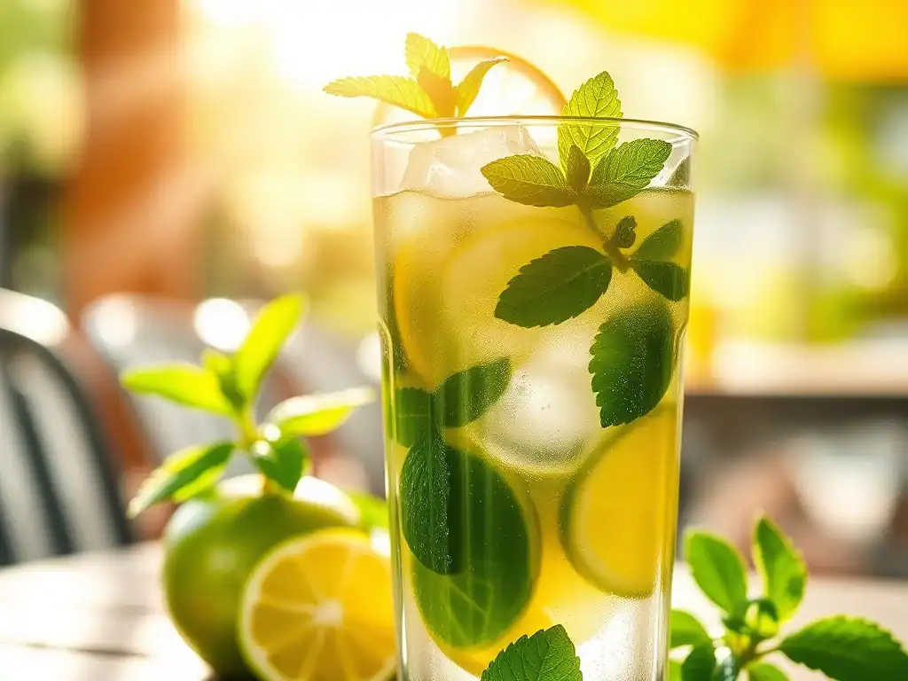 Lime and Mint Mojito
