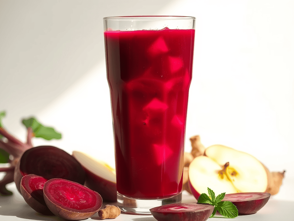 The Best Blender Apple Beetroot Ginger Juice