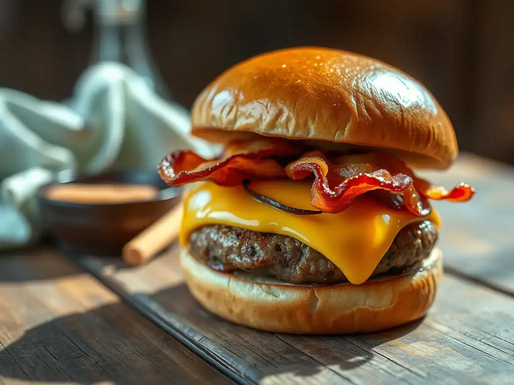 Cheese and Bacon Burger