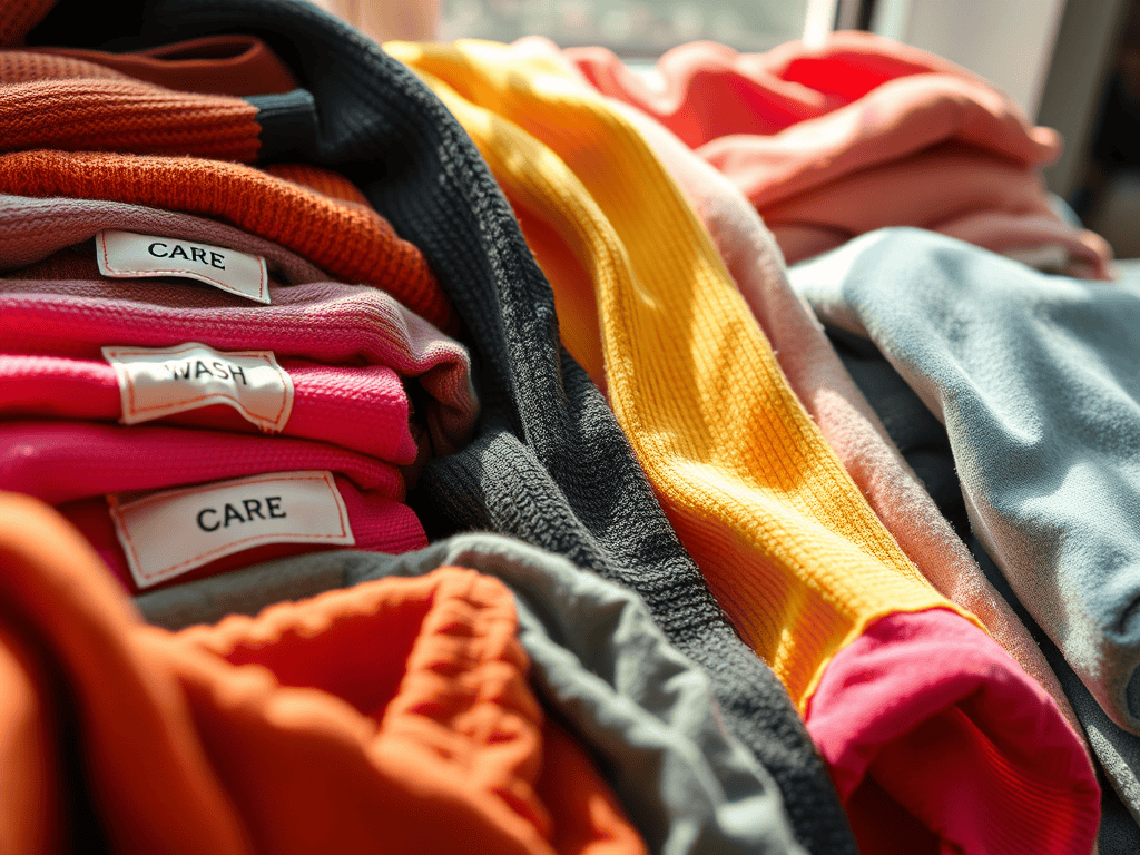 Tips for maintaining clothes to keep them looking new longer.