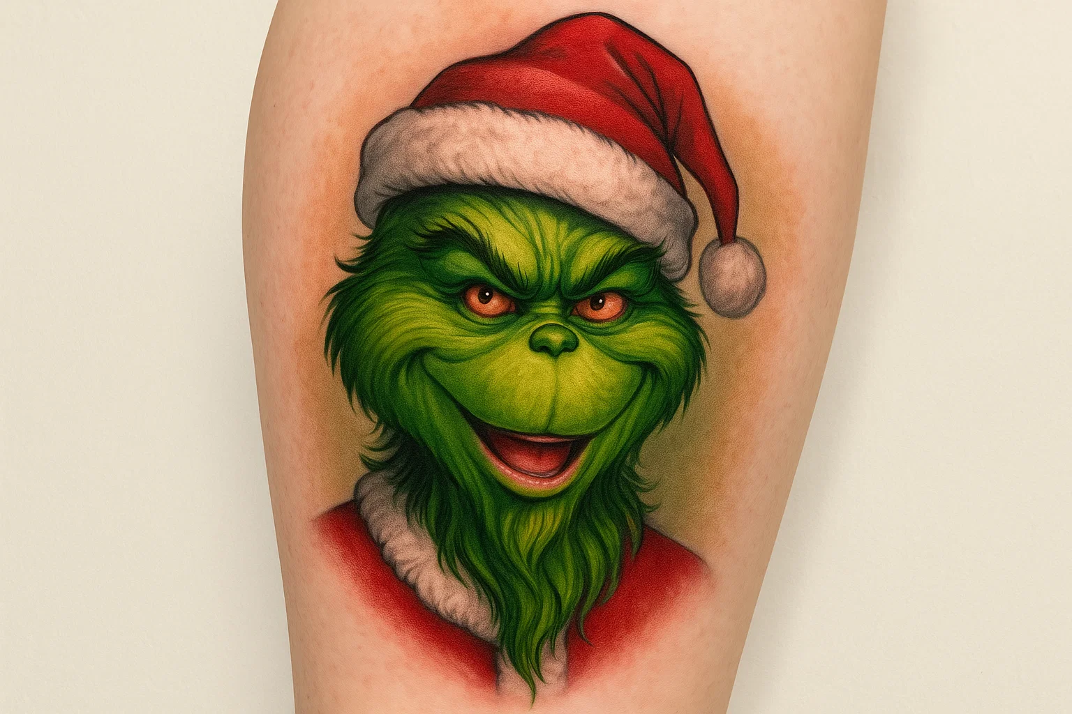 25 Bold and Festive Christmas-Themed Tattoos