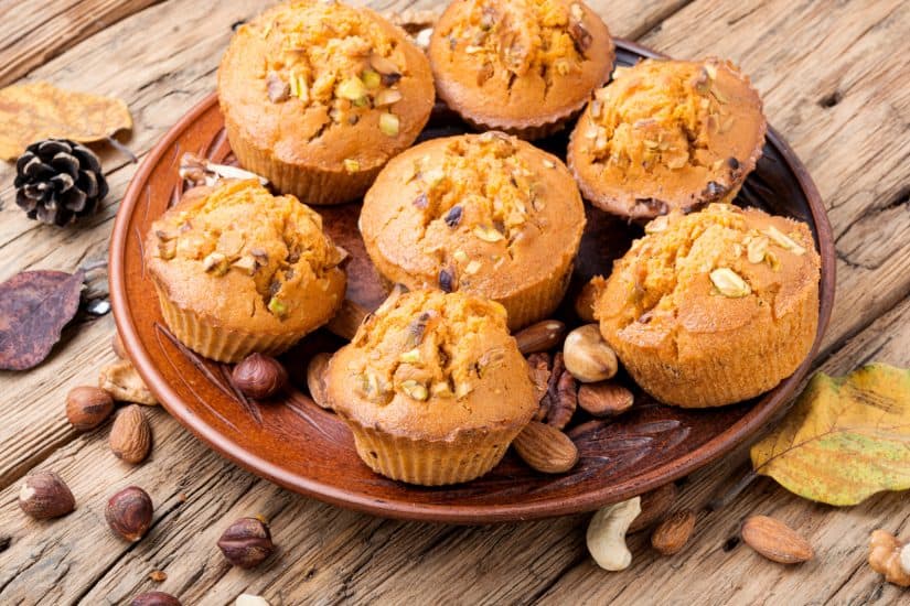 Pumpkin Almond Muffin
