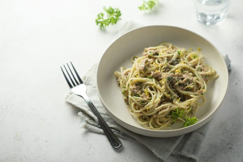 Healthy Tuna Spaghetti