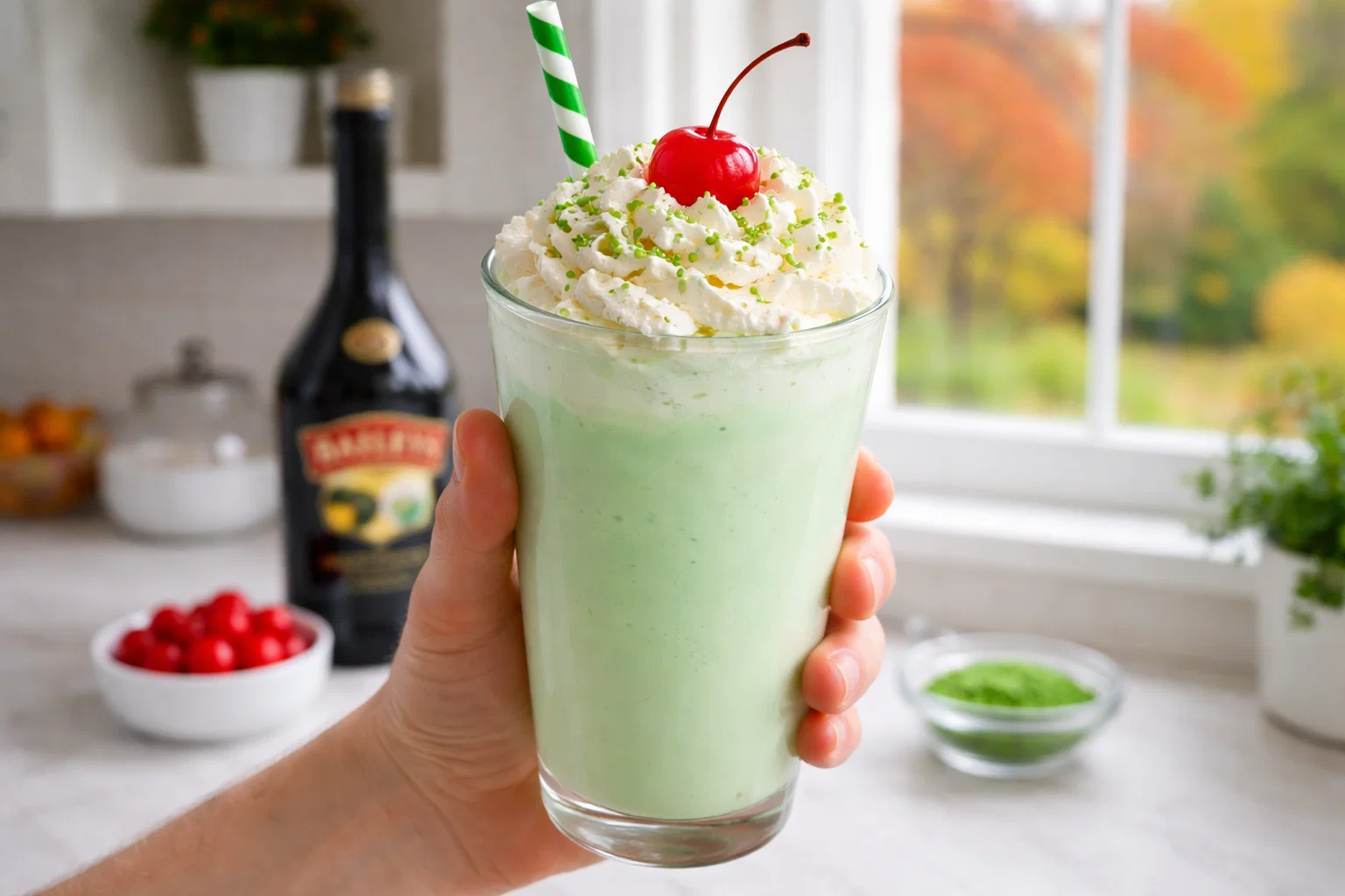 How To Make Shamrock Shakes At Home